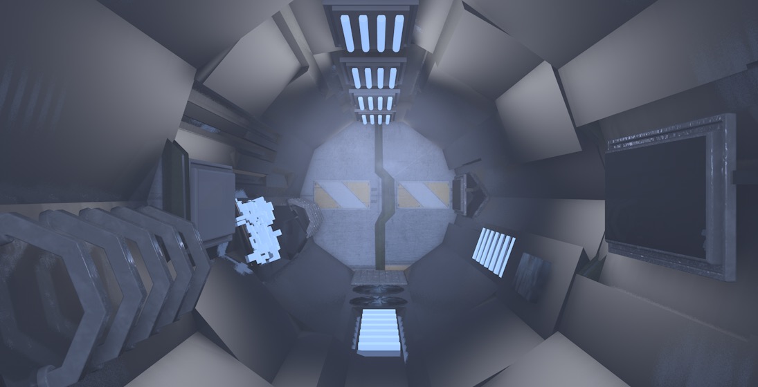 C4D循环科幻隧道动画工程 SciFi Tunnel Loop