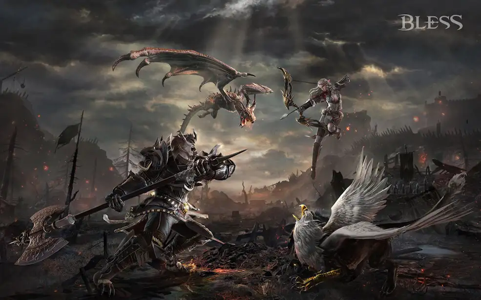 185个C4D魔幻游戏《神佑(Bless)》模型合集23 - C4D之家 - bless-online-combat-keyart-this-is-not-fine.jpg