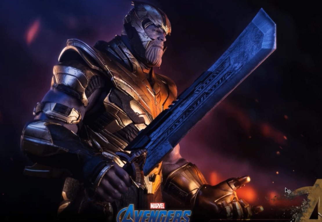 C4D制作《复仇者联盟》灭霸的新武器“灭霸的刀”建模视频教程