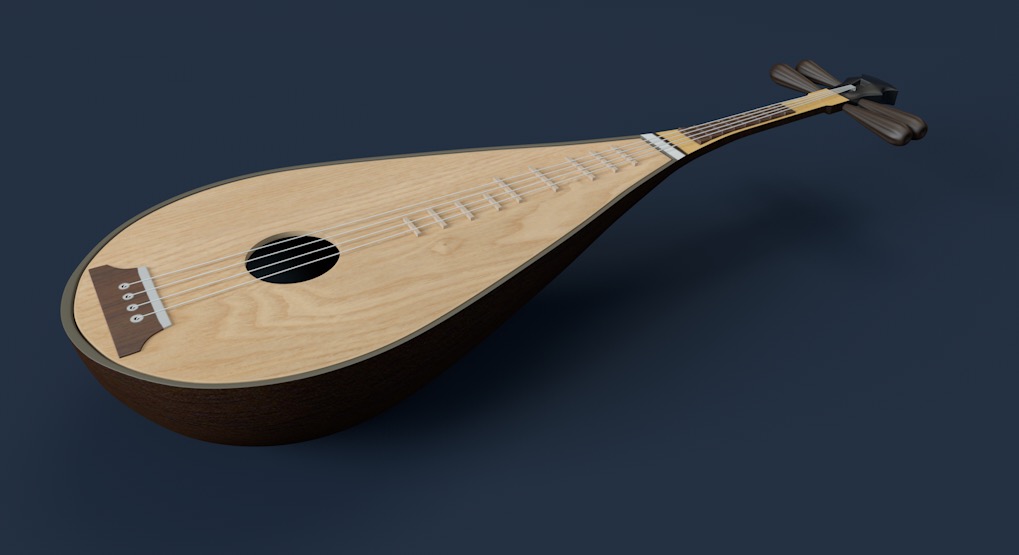 琵笆C4D模型 A fence