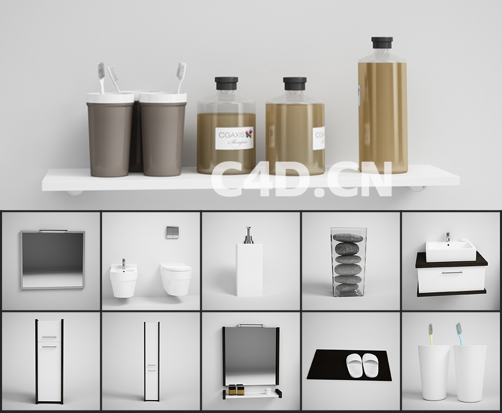 41个浴室家具C4D模型合集 CGAxis Models Volume 02 Barthrooms - C4D之家 - 未命名-2.jpg
