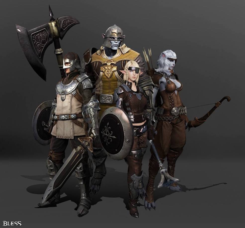 3套C4D魔幻游戏《神佑(Bless)》模型合集37