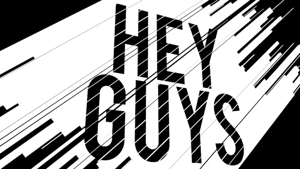 C4D二维故障图形文字动画工程 2D Glitch Graphics Animation