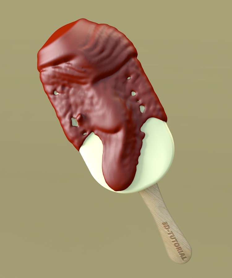 巧克力雪糕C4D模型 ice cream - C4D之家 - ice-cream-C4D.jpg