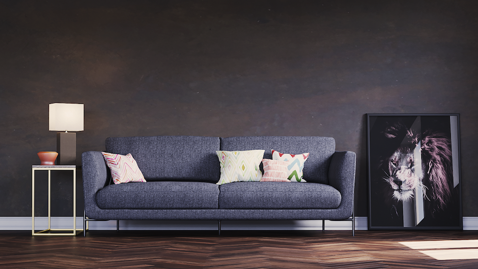 C4D Corona室内客厅沙发模型 3D Models Of Everson Sofa Sherdor Arabbaev