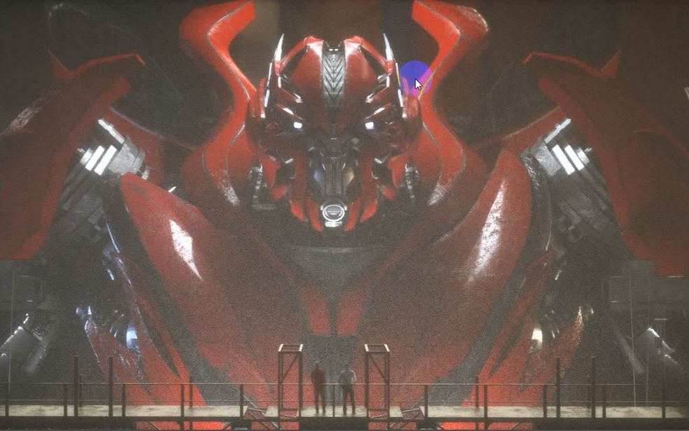 C4D使用substance painter+OC制作变形金刚机甲场景中文视频教程