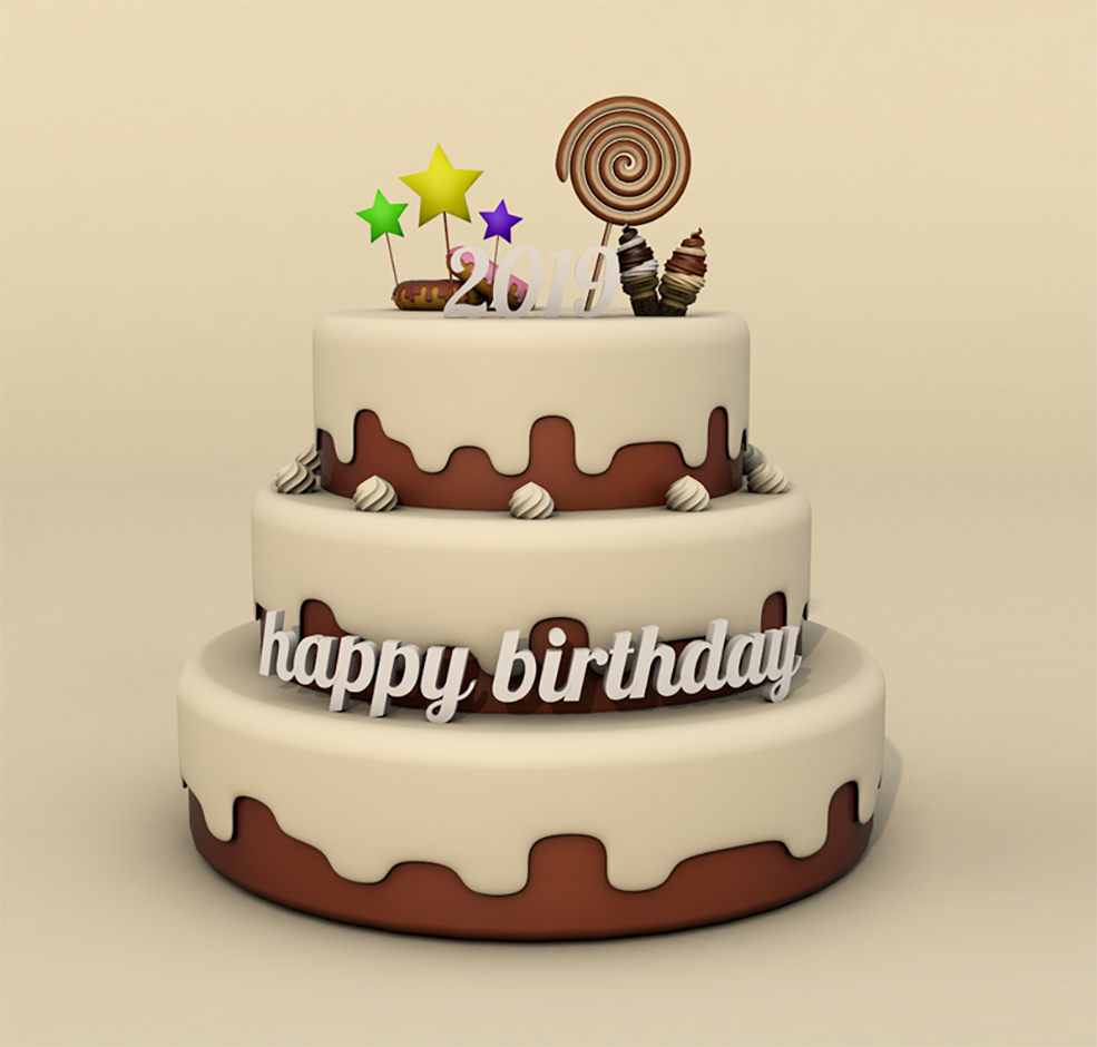 卡通巧克力蛋糕C4D模型 Chocolate cake - C4D之家 - 巧克力蛋糕.jpg