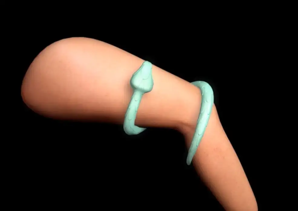 C4D制作缠绕腿的蛇动画教程 Cinema 4D Tutorial - Creating Sexy Snake