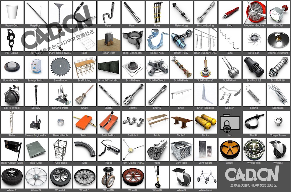249科幻机械工具包模型合集 Designers Pack - C4D之家 - 屏幕快照-2019-06-03-22.42.05.jpg