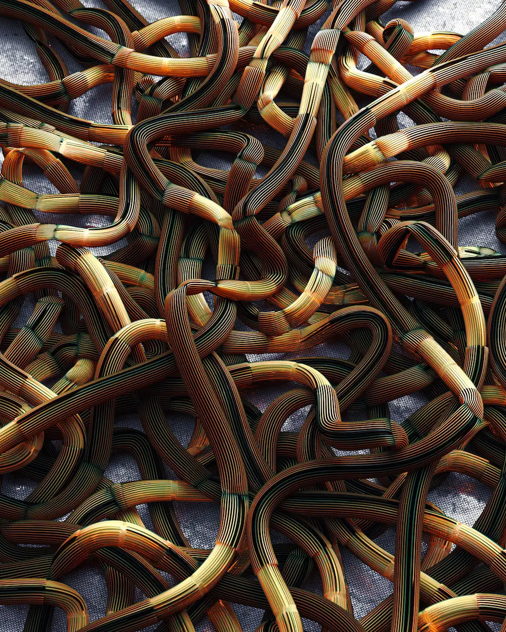 C4D Redshift条纹带子创意工程 Heel