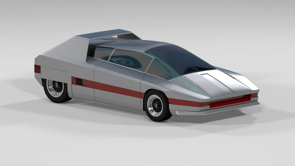 阿尔法罗密欧汽车C4D模型 Alfa Romeo Navajo Cocept Car