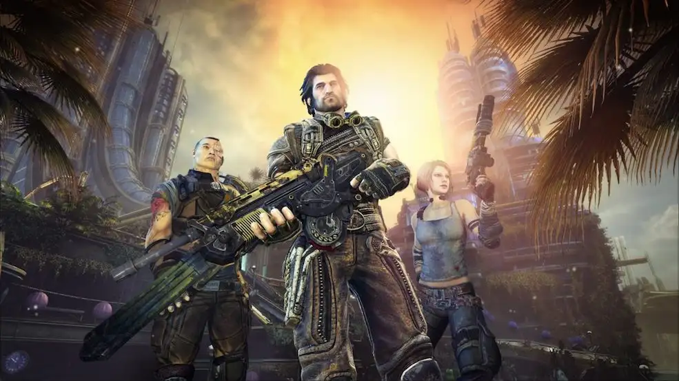 6套C4D射击游戏《子弹风暴(Bulletstorm)》模型合集