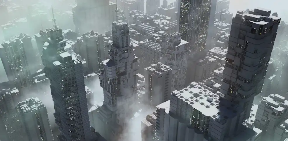 未来科幻建筑楼房3D模型 Kitbash Sci-fi Buildings & Modules Vol.1