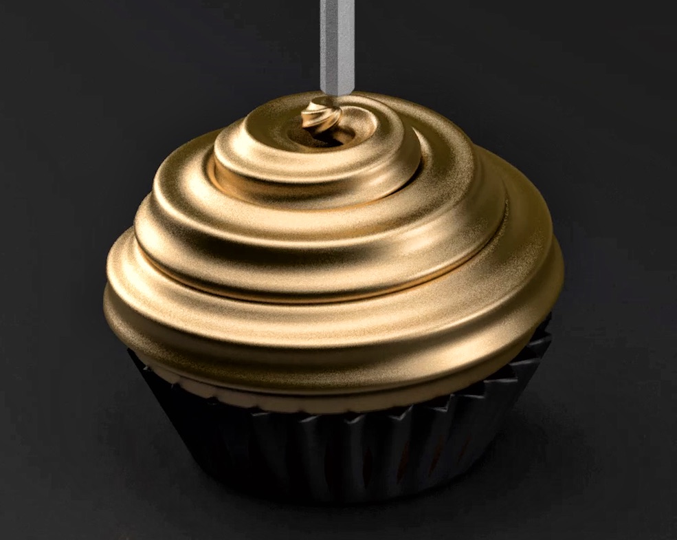 C4D Arnold制作挤纸杯蛋糕动画教程 CupCake - Motion Graphics - Cinema 4D Tutorial