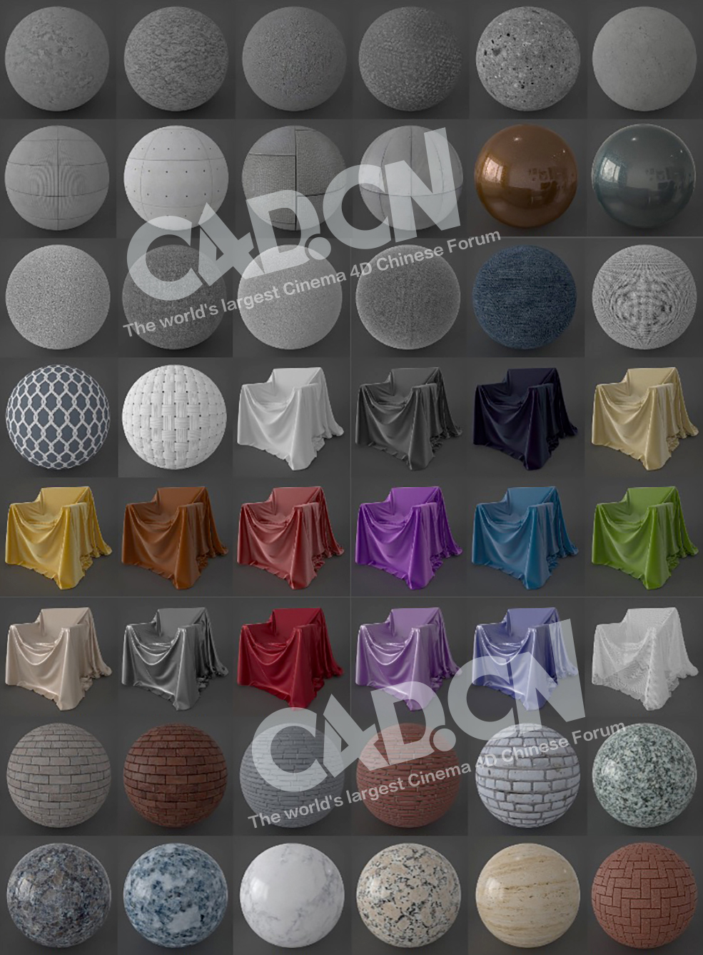 180个C4D Redshift渲染器车漆布料玻璃金属塑料液体石头木纹材质 - C4D之家 - cinema4d_-2019-07-14-15.37.25.jpg