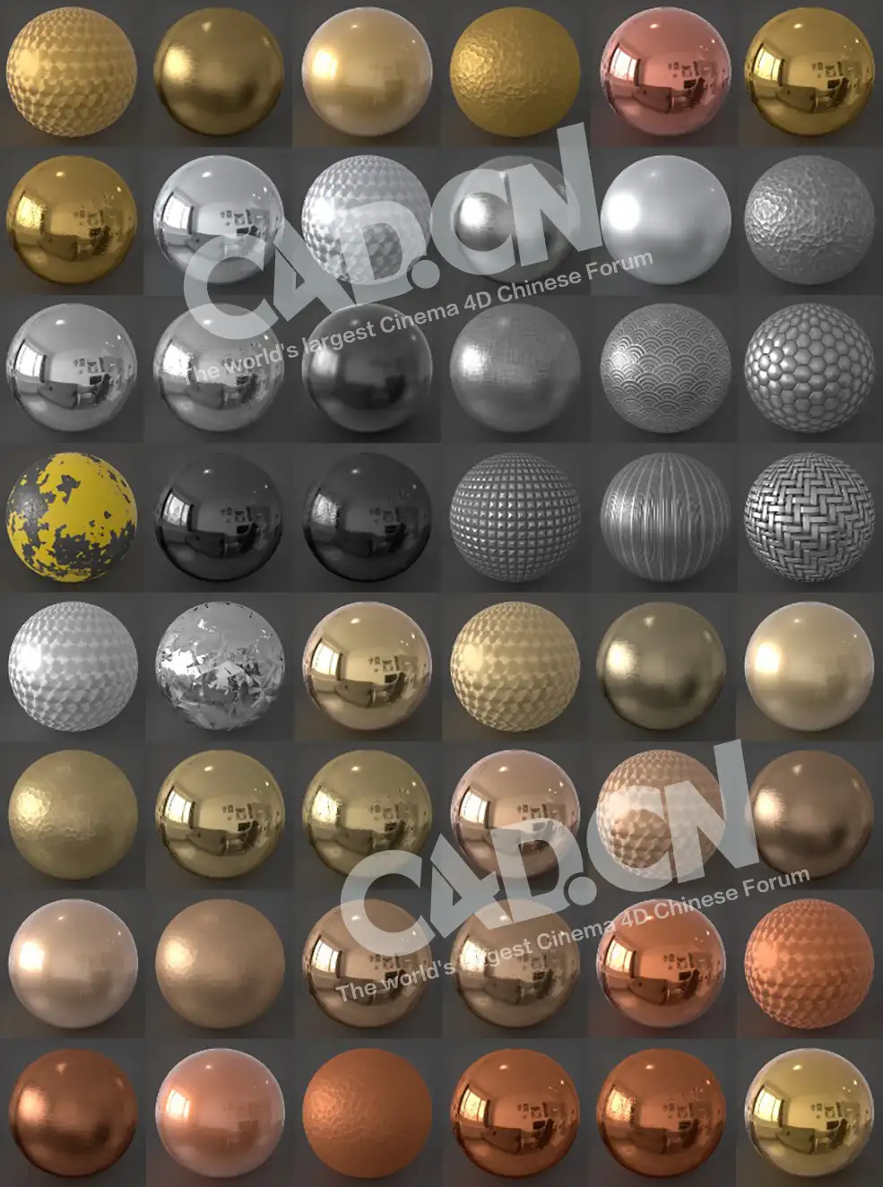 180个C4D Redshift渲染器车漆布料玻璃金属塑料液体石头木纹材质 - C4D之家 - cinema4d_-2019-07-14-15.37.50.jpg