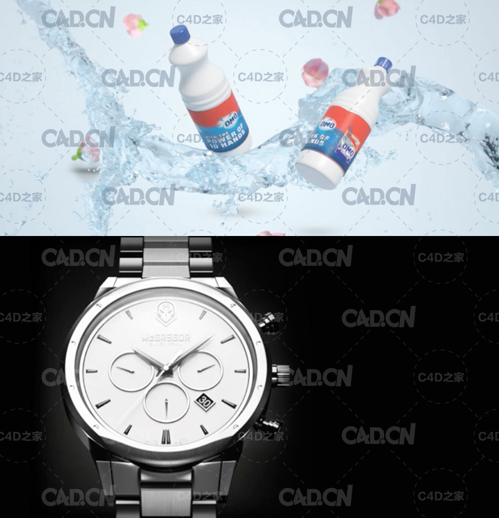 C4D Octane Render产品灯光布置案例 Professional Studio Lighting in Octane Render