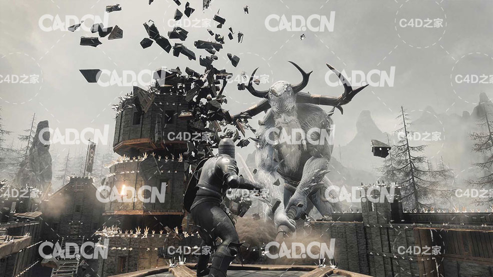 39套C4D求生游戏《野蛮人柯南(Conan Exiles BE)》模型合集2