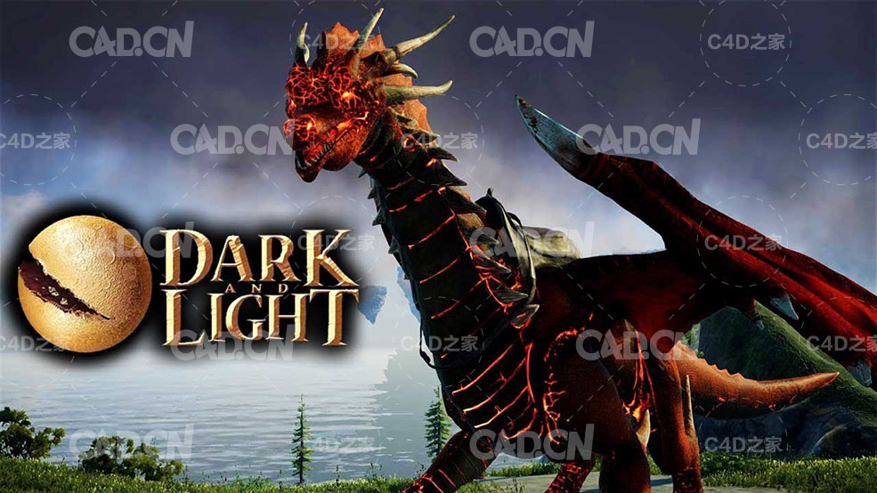 22套C4D幻影梦魇游戏《黑暗与光明(Dark and Light)》模型合集3