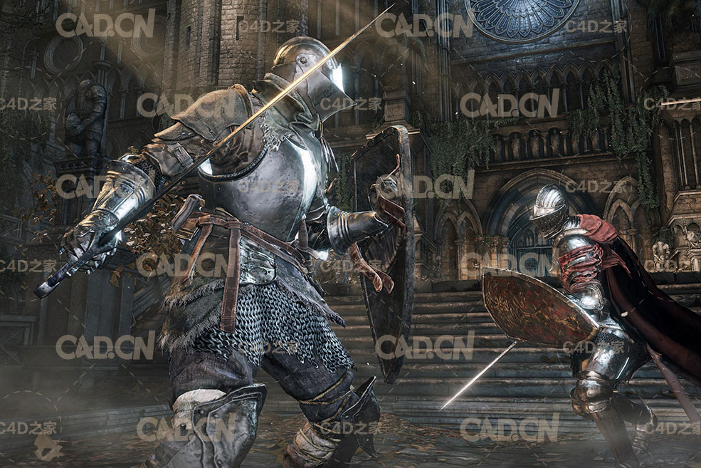 79套C4D冒险游戏《恶魔之魂（Demon's Souls）》模型合集 - C4D之家 - face-off-against-your-fears-in-dark-souls-3.jpg