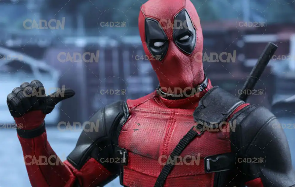 114套C4D动作冒险游戏《死侍》（Deadpool）角色动画模型合集3
