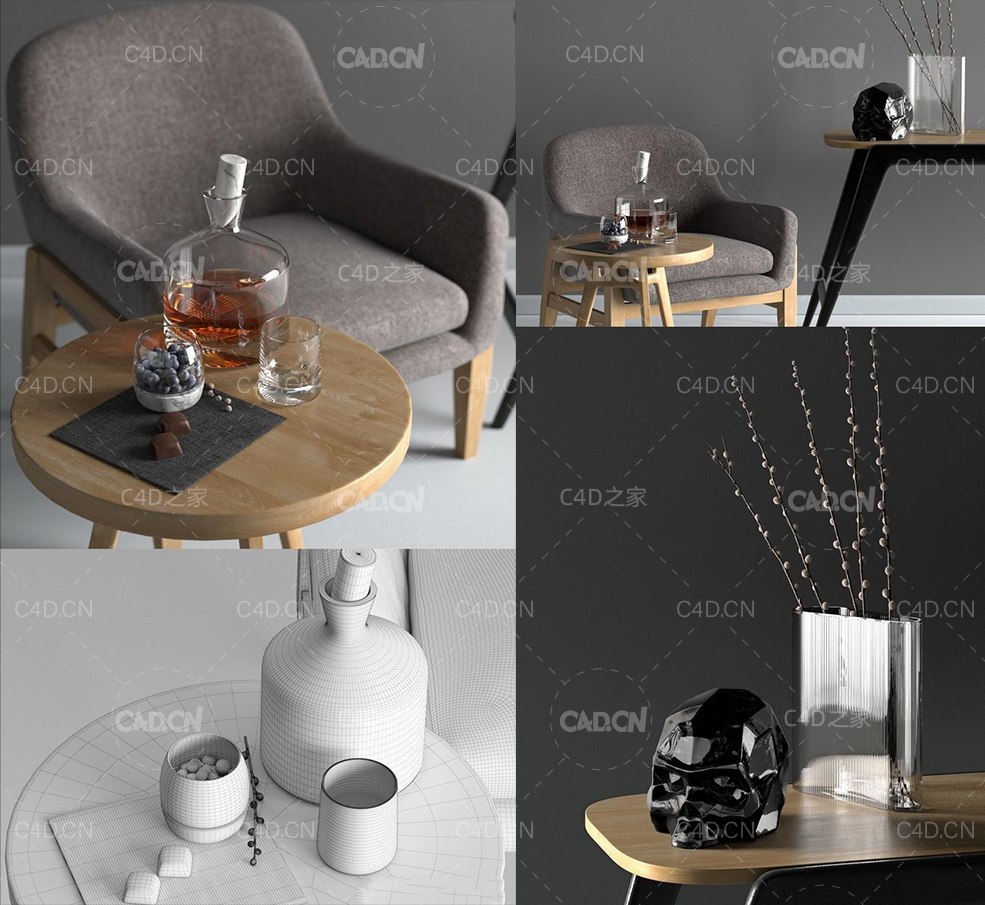 C4D室内桌椅渲染模型 CGTrader – BeInspiration 112 3D model - C4D之家 - Cgtrader-BeInspiration-112-3D-model.jpg
