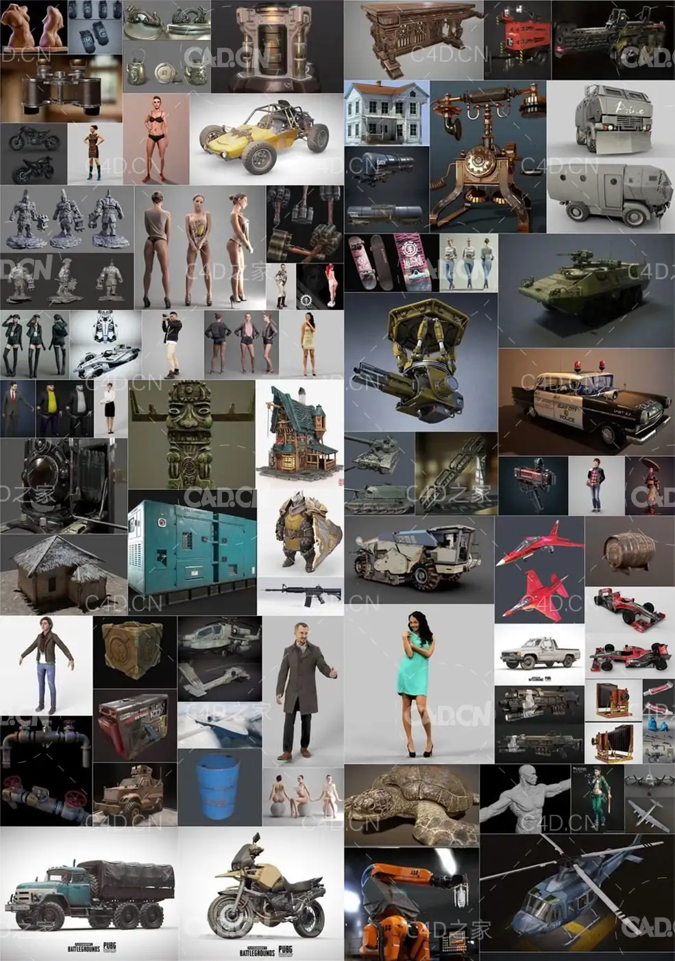 79个游戏模型合集 PBR Game 3D-Models Bundle August 2019 - C4D之家 - 1565350811_1.jpg