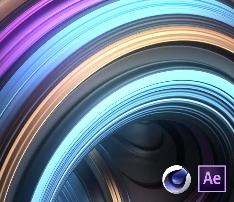 C4D制作抽象形状循环动画教程 Learn Cinema4D – Looping Abstract Shapes