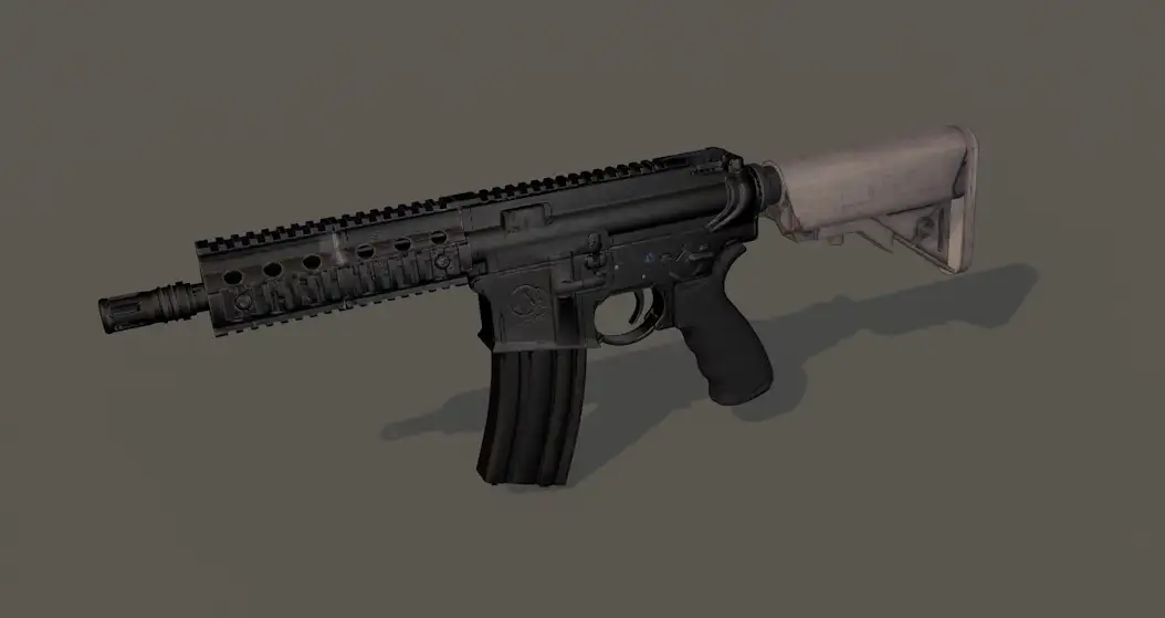 AR-15步枪C4D模型Rifle