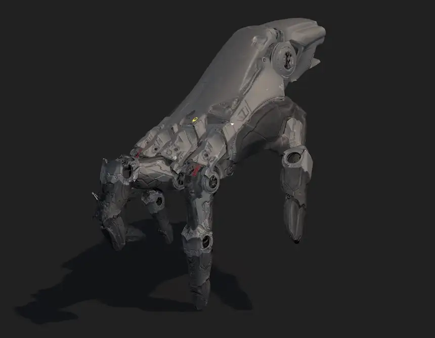机械手C4D模型 Cyber Hand 3D Model