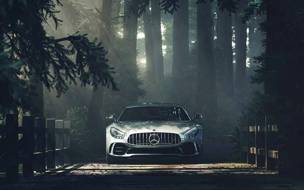 C4D自然场景与产品渲染的结合中文案例教程