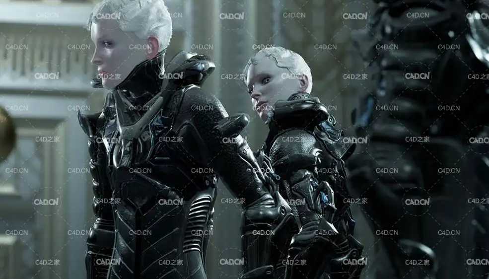 140多套C4D科幻冒险游戏《回声(ECHO)》模型合集