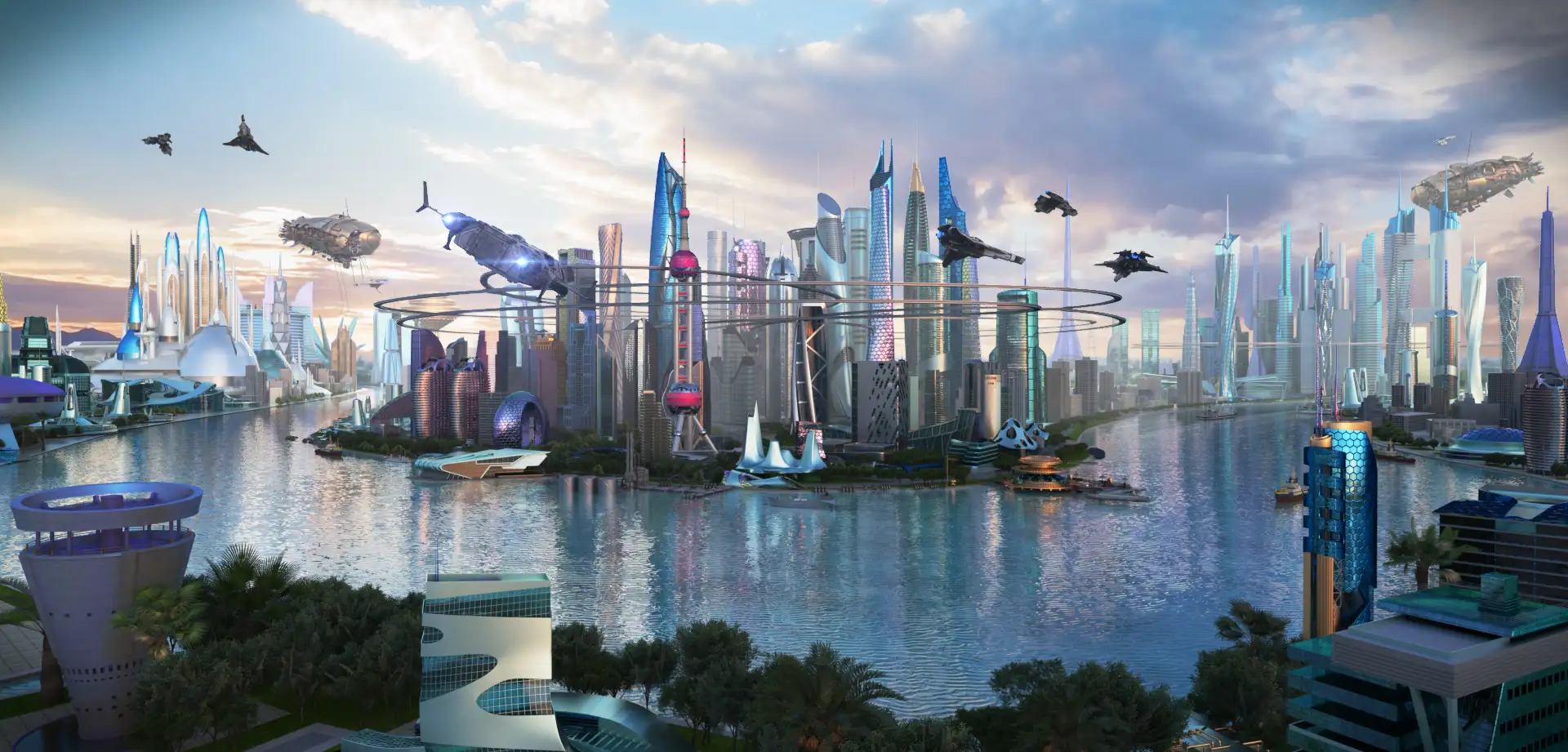 C4D大型概念科幻场景 - C4D之家 - cam01.jpg
