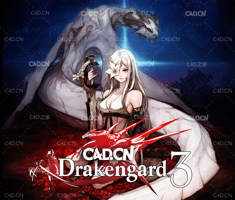 70套C4D动作角色扮演类游戏《龙背上的骑兵3（DRAKENGARD 3）》模型合集 4