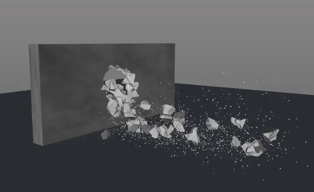 C4D4种不同的破碎方法4 Different ways to generate particles with Voronoi Fracture