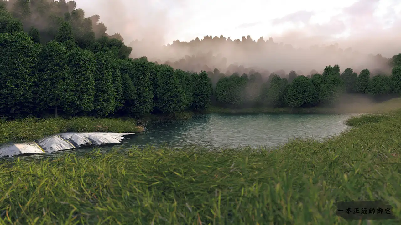 山间河流 - C4D之家 - 自然场景1.jpg