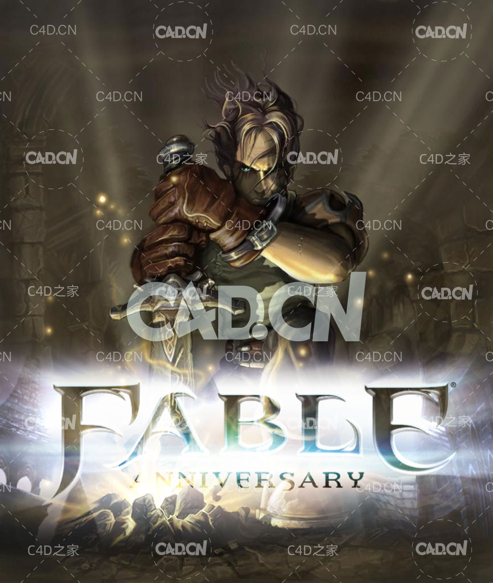 139套C4D动作角色扮演游戏《神鬼寓言:周年纪念版(Fable Anniversary)》模型合集 2
