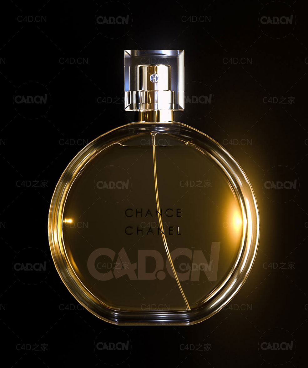 香水瓶C4D模型 Cinema 4D 3D Model Perfume Bottle - C4D之家 - Free-Cinema-4D-3D-Model-Perfume-Model-Arnold-Octane-1.jpg