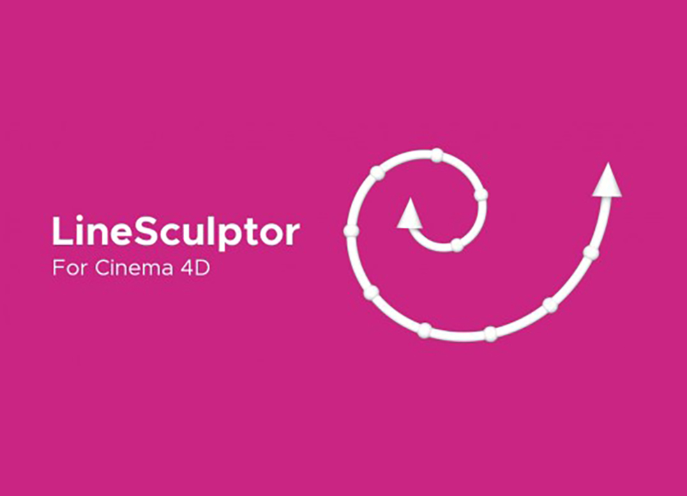 C4D物体分布样条线插件 LineSculptor for Cinema 4D R12- R21 Win/Mac - C4D之家 - linesculptor_title_1.jpg