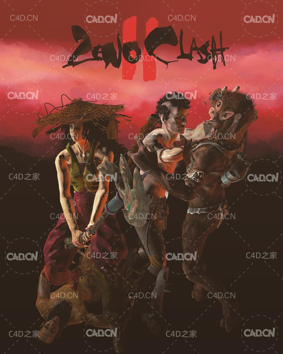 80多套C4D动作冒险游戏《奇诺冲突2（Zeno Clash II）》模型合集 - C4D之家 - 42e5eb4c205a2f60e05b3329dcb59858.jpg