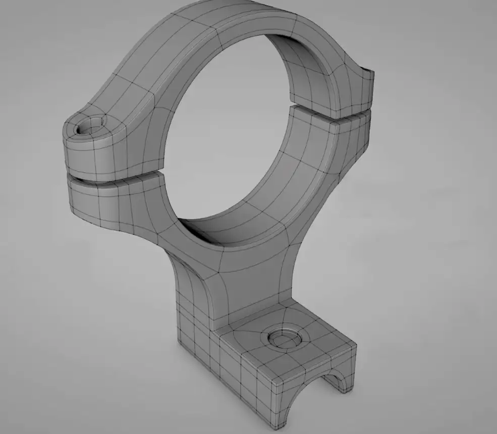 C4D机械零件建模视频教程 SDS Excercise: Pipe Clamp