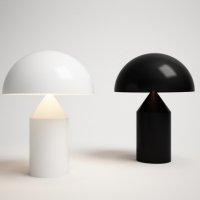 黑白台灯C4D模型 Desk lamp（vray渲染）