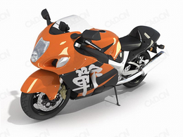 摩托车3D模型 Motorcycle 3D model