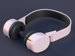 头戴式运动款蓝牙耳机模型headset