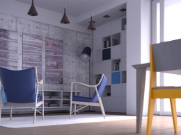 c4d vray室内渲染工程Interior_Lighting_Setup_Day
