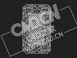 C4D装饰花件欧式花纹图案装饰雕花构件模型_82 Rh-001