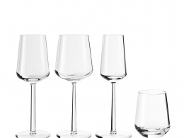 精致饮用玻璃杯组餐饮用具3D模型素材下载Drinking Essence Glasses by Iittala