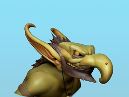 [Zbrush模型]长耳鬼怪小妖精哥布林ZTL模型 Goblin Speed Sculpt