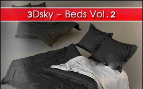 床3D模型合辑 3DSky – Beds Vol.2