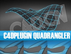 C4D四边形布线优化插件 C4DPlugin Quadrangler v1.20.0 For Cinema 4D R21-R23 Win